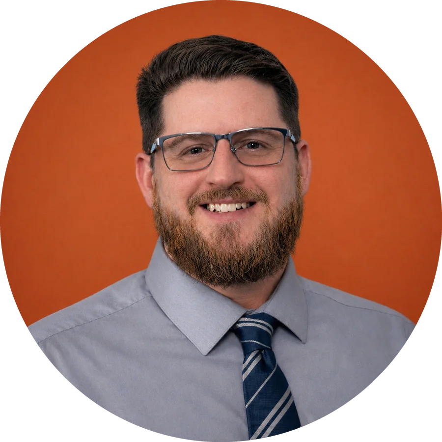 CJ, owner and technician at Above the Wire